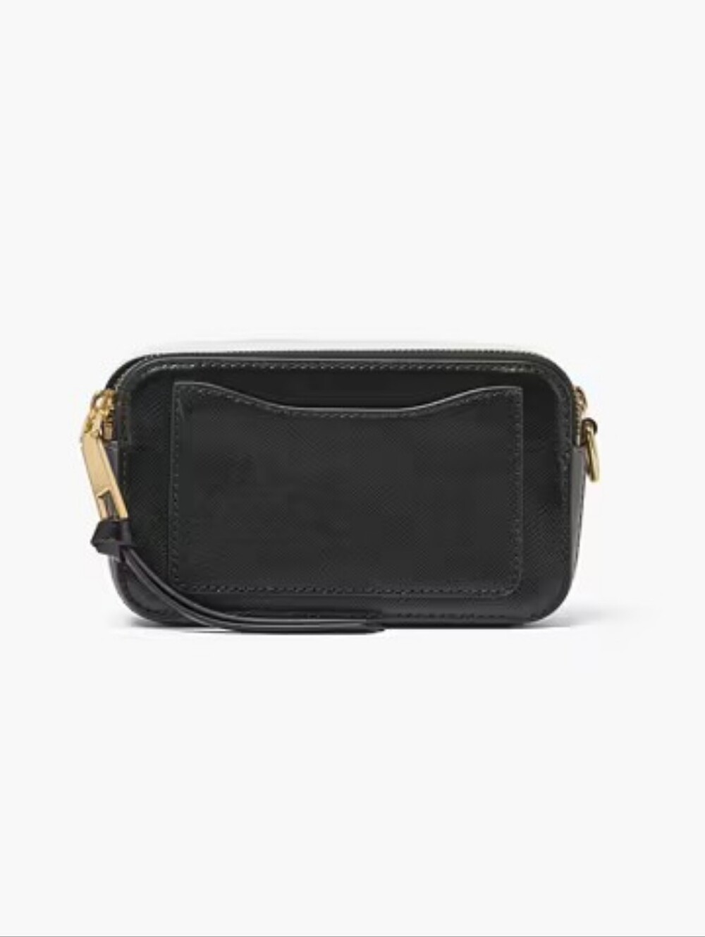 Marc Jacobs Black Crossbody Camera Bag with Gold Hardware and Logo Strap - Picture 2 of 11